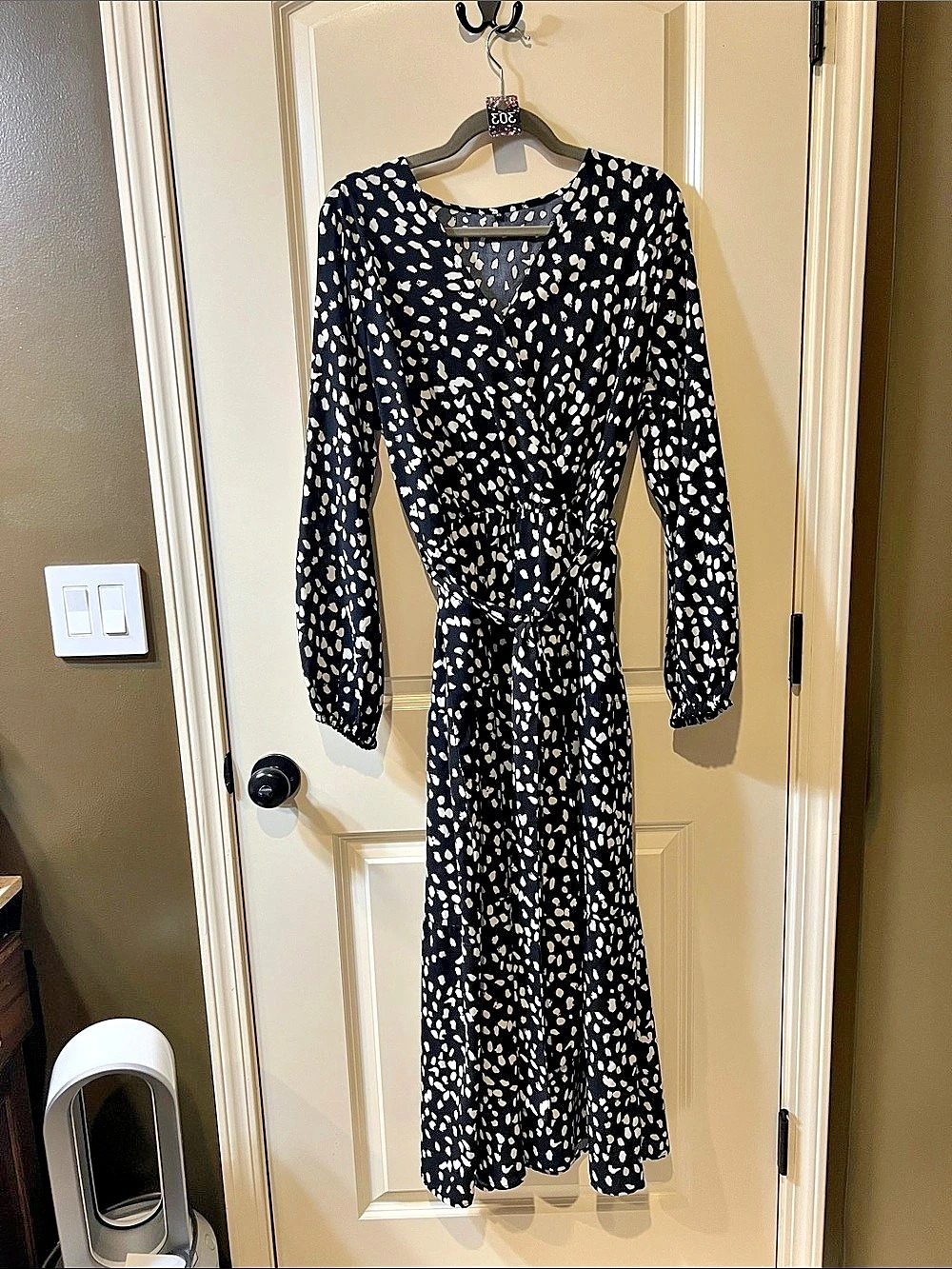 Animal Print Maxi Dress Size XL Like New H303